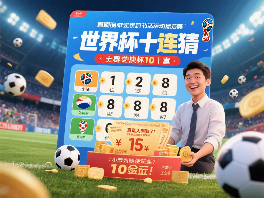 体彩推出“世界杯十连猜”挑战，奖金池不断倍增